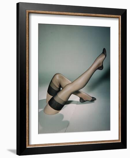 Best Selling Christmas Gifts - Lace Stockings-Nina Leen-Framed Photographic Print