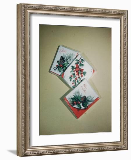 Best Selling Christmas Gifts - Napkins and Cards-Nina Leen-Framed Photographic Print