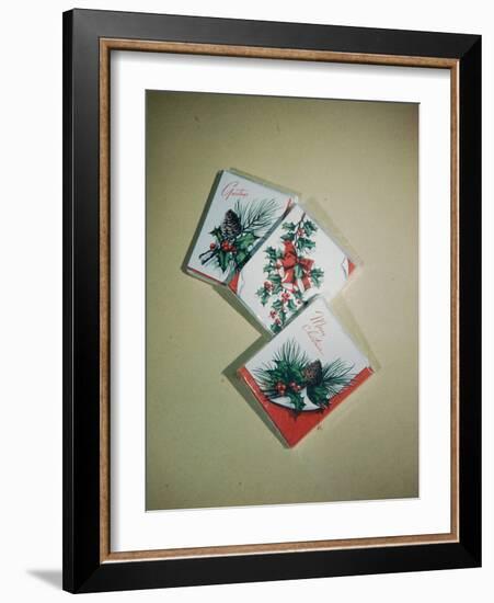 Best Selling Christmas Gifts - Napkins and Cards-Nina Leen-Framed Photographic Print