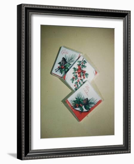 Best Selling Christmas Gifts - Napkins and Cards-Nina Leen-Framed Photographic Print