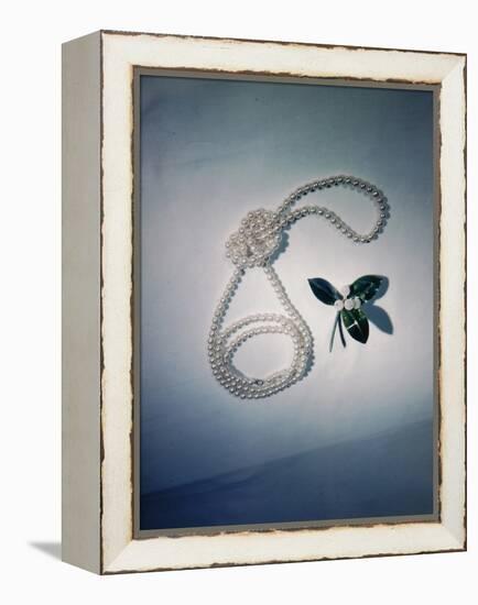 Best Selling Christmas Gifts - Pearl Necklace-Nina Leen-Framed Premier Image Canvas