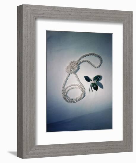 Best Selling Christmas Gifts - Pearl Necklace-Nina Leen-Framed Photographic Print