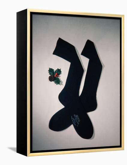 Best Selling Christmas Gifts - Socks-Nina Leen-Framed Premier Image Canvas