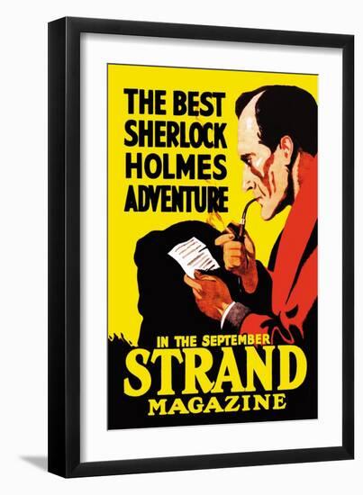 Best Sherlock Holmes Adventure-null-Framed Premium Giclee Print