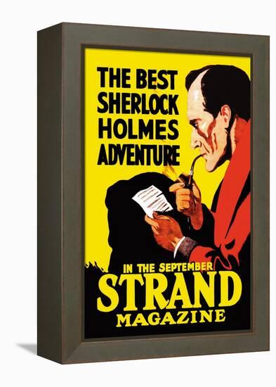 Best Sherlock Holmes Adventure-null-Framed Stretched Canvas