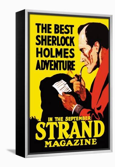 Best Sherlock Holmes Adventure-null-Framed Stretched Canvas