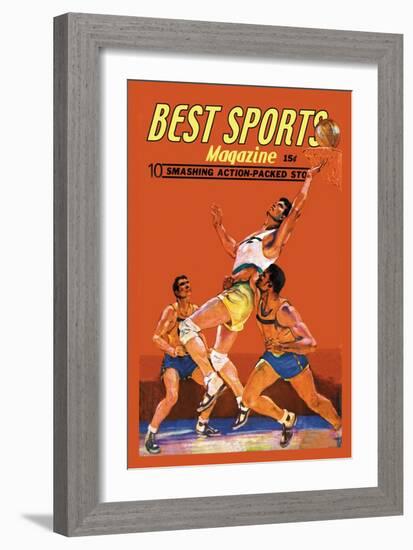 Best Sports Magazine: Basketball-null-Framed Art Print