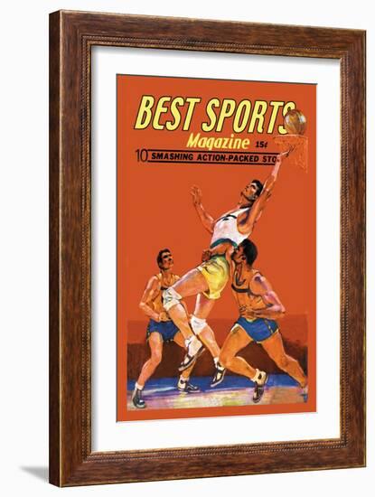 Best Sports Magazine: Basketball-null-Framed Art Print