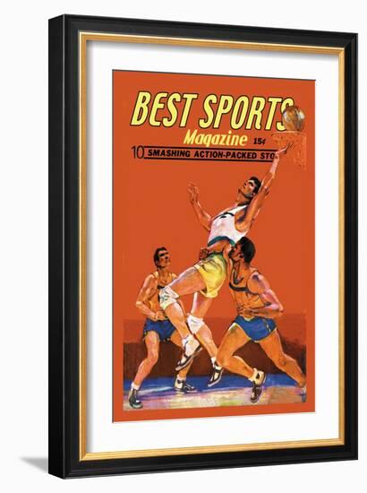 Best Sports Magazine: Basketball-null-Framed Art Print