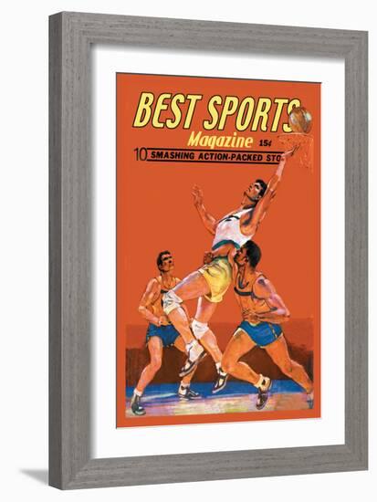 Best Sports Magazine: Basketball-null-Framed Art Print