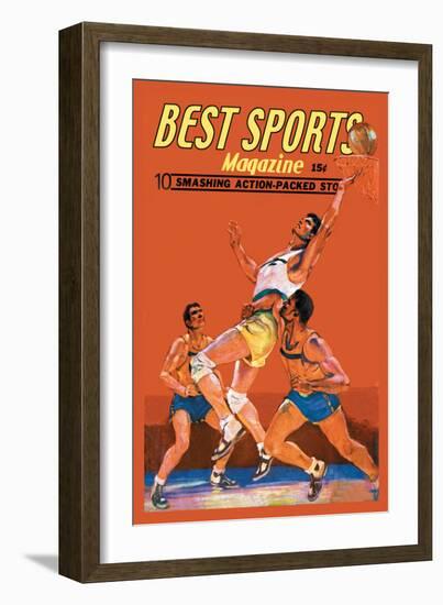 Best Sports Magazine: Basketball-null-Framed Art Print