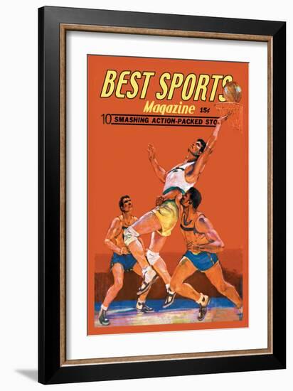 Best Sports Magazine: Basketball-null-Framed Art Print