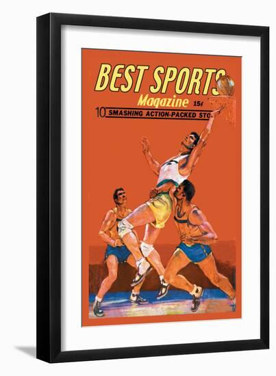 Best Sports Magazine: Basketball-null-Framed Art Print