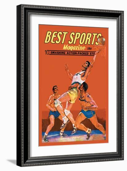 Best Sports Magazine: Basketball-null-Framed Art Print