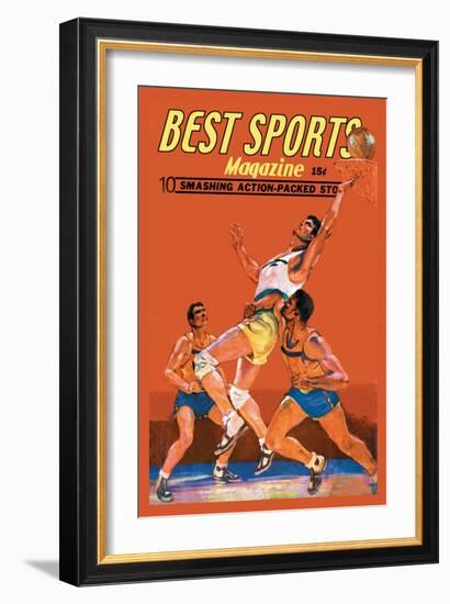 Best Sports Magazine: Basketball-null-Framed Art Print