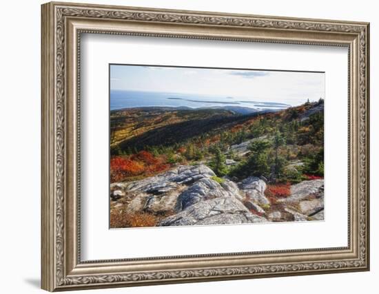 Best View from the Cadillac Mountain-George Oze-Framed Photographic Print