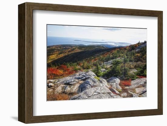 Best View from the Cadillac Mountain-George Oze-Framed Photographic Print