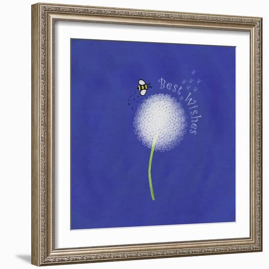 Best Wishes Dandelion-Leslie Wing-Framed Giclee Print