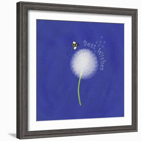 Best Wishes Dandelion-Leslie Wing-Framed Giclee Print