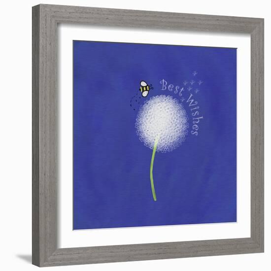 Best Wishes Dandelion-Leslie Wing-Framed Giclee Print