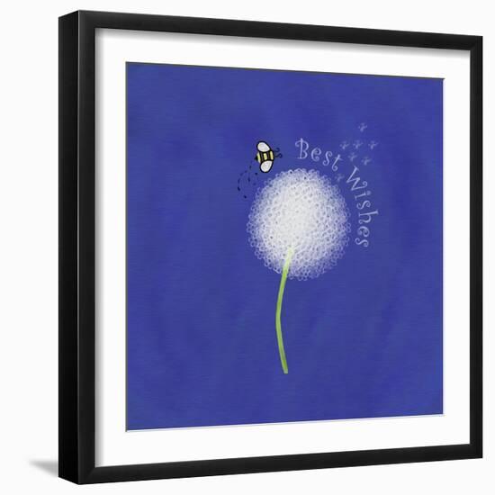 Best Wishes Dandelion-Leslie Wing-Framed Giclee Print