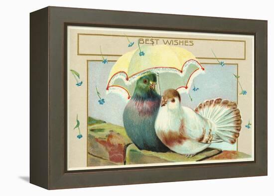 Best Wishes Postcard-null-Framed Premier Image Canvas