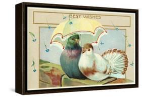 Best Wishes Postcard-null-Framed Premier Image Canvas
