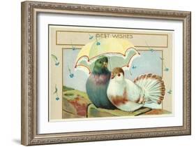 Best Wishes Postcard-null-Framed Giclee Print