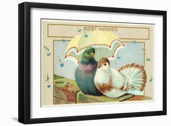 Best Wishes Postcard-null-Framed Giclee Print