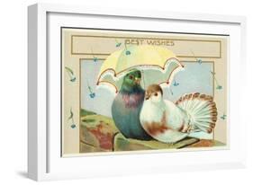 Best Wishes Postcard-null-Framed Giclee Print