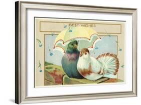 Best Wishes Postcard-null-Framed Giclee Print