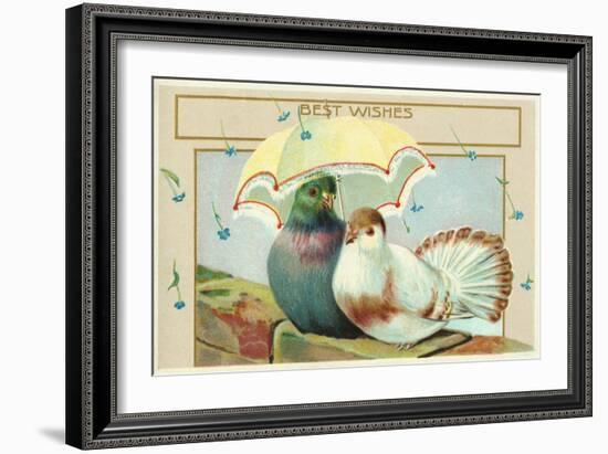 Best Wishes Postcard-null-Framed Giclee Print