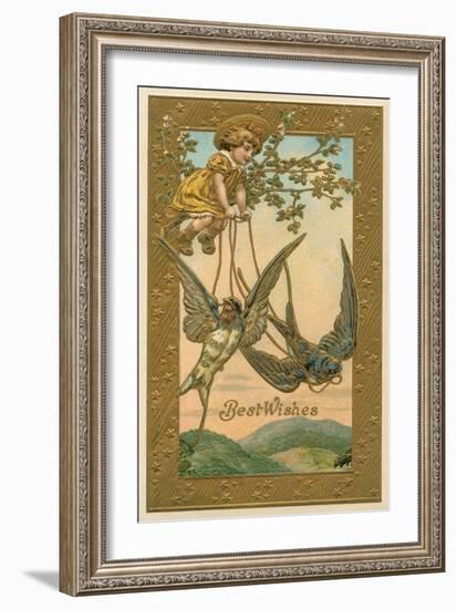 Best Wishes-null-Framed Art Print