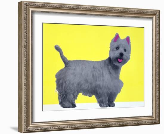 Bestie Westie-Anne Storno-Framed Giclee Print