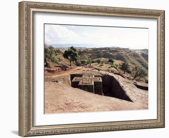 Bet Giorgis Church, Lalibela, Unesco World Heritage Site, Ethiopia, Africa-Julia Bayne-Framed Photographic Print