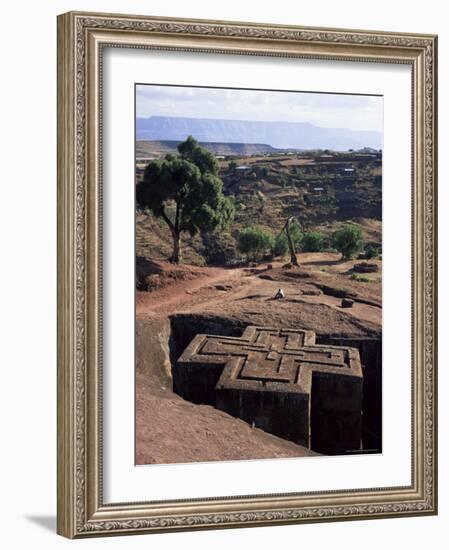 Bet Giorgis Church, Lalibela, Unesco World Heritage Site, Ethiopia, Africa-Julia Bayne-Framed Photographic Print