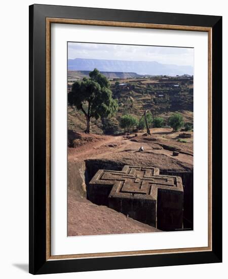 Bet Giorgis Church, Lalibela, Unesco World Heritage Site, Ethiopia, Africa-Julia Bayne-Framed Photographic Print