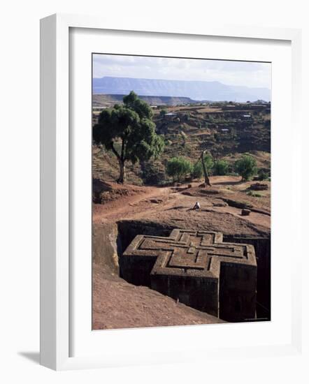 Bet Giorgis Church, Lalibela, Unesco World Heritage Site, Ethiopia, Africa-Julia Bayne-Framed Photographic Print