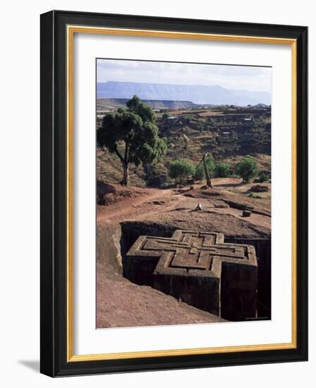 Bet Giorgis Church, Lalibela, Unesco World Heritage Site, Ethiopia, Africa-Julia Bayne-Framed Photographic Print