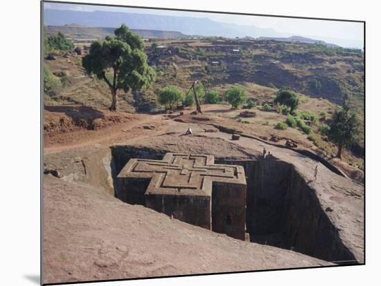 Bet Giorgis, Rock Cut Church, Lalibela, Ethiopia, Africa-Julia Bayne-Mounted Photographic Print