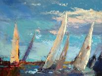 Breeze, Sail and Sky-Beth A^ Forst-Art Print