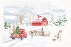 Farmhouse Holidays VII-Beth Grove-Art Print
