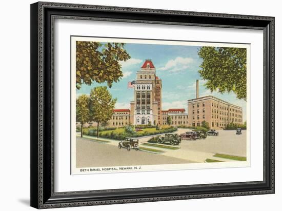 Beth Israel Hospital, Newark, New Jersey-null-Framed Art Print