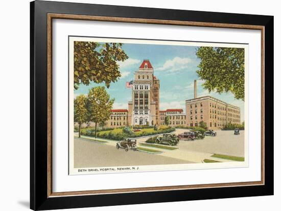 Beth Israel Hospital, Newark, New Jersey-null-Framed Premium Giclee Print