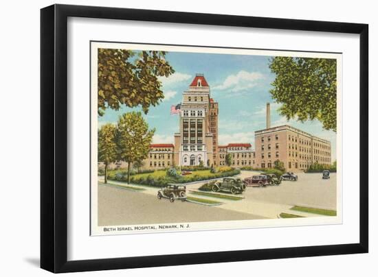 Beth Israel Hospital, Newark, New Jersey-null-Framed Premium Giclee Print