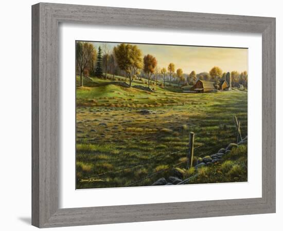 Bethel Farm Morning-Bruce Dumas-Framed Giclee Print