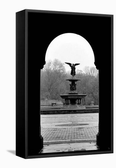 Bethesda Fountain, Central Park, NYC-Jeff Pica-Framed Premier Image Canvas