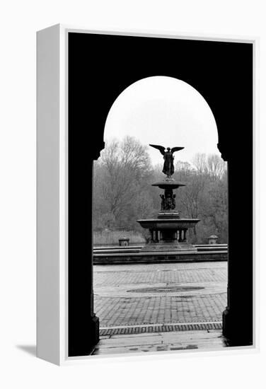 Bethesda Fountain, Central Park, NYC-Jeff Pica-Framed Premier Image Canvas