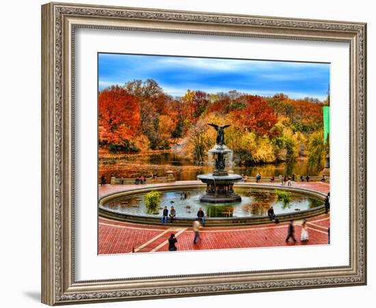 Bethesda Terrace, Central Park, New York City-Sabine Jacobs-Framed Photographic Print