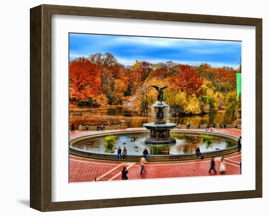 Bethesda Terrace, Central Park, New York City-Sabine Jacobs-Framed Photographic Print